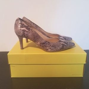 Kenneth Cole Snakeskin Heels